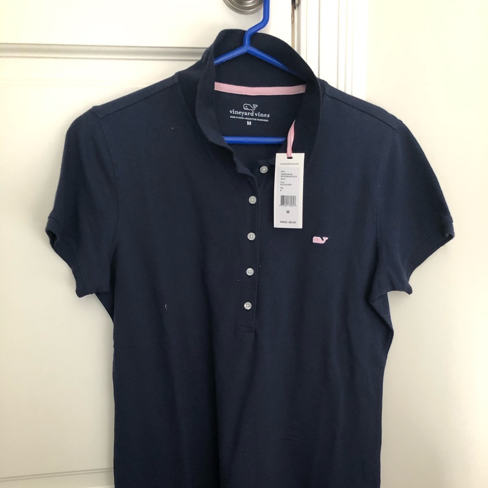 Navy Shoreline polo